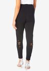Lace-Inset Essential Stretch Legging, , on-hover image number 1
