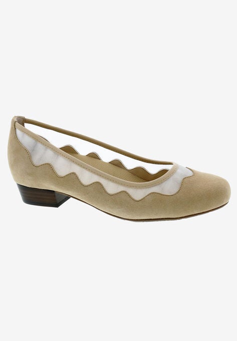Tootsie Kitten Heel Pump, NUDE SUEDE LEATHER, hi-res image number null