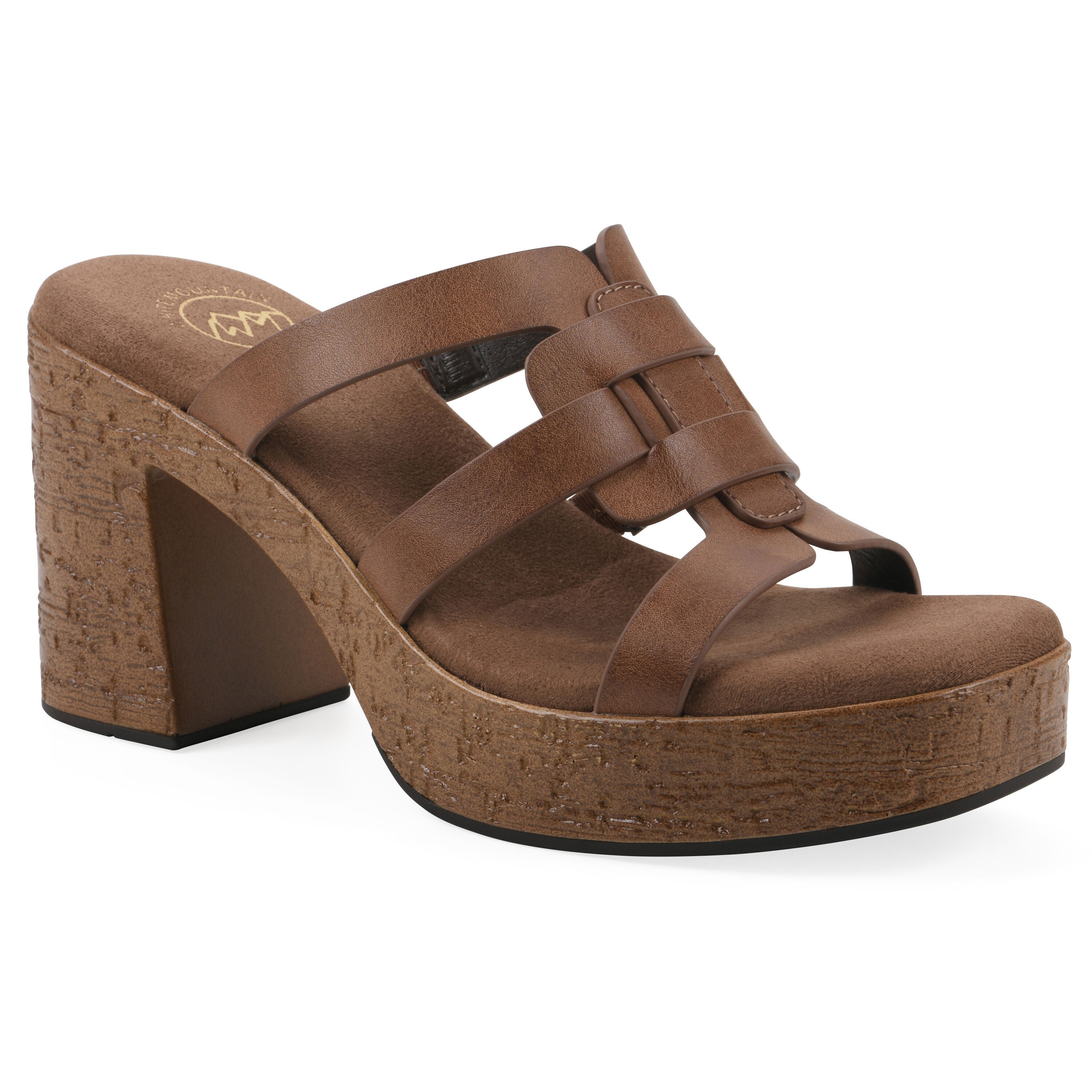 Barillo Platform Sandal, DARK TAN, hi-res image number 0