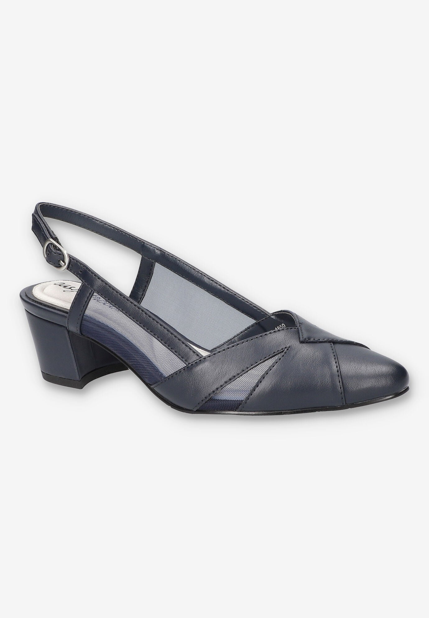 Avena Block Heel Slingback Pump, NAVY, hi-res image number 0