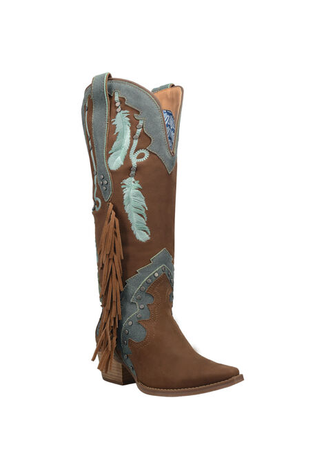 Dream Catcher Wide Calf Boots, BROWN, hi-res image number null