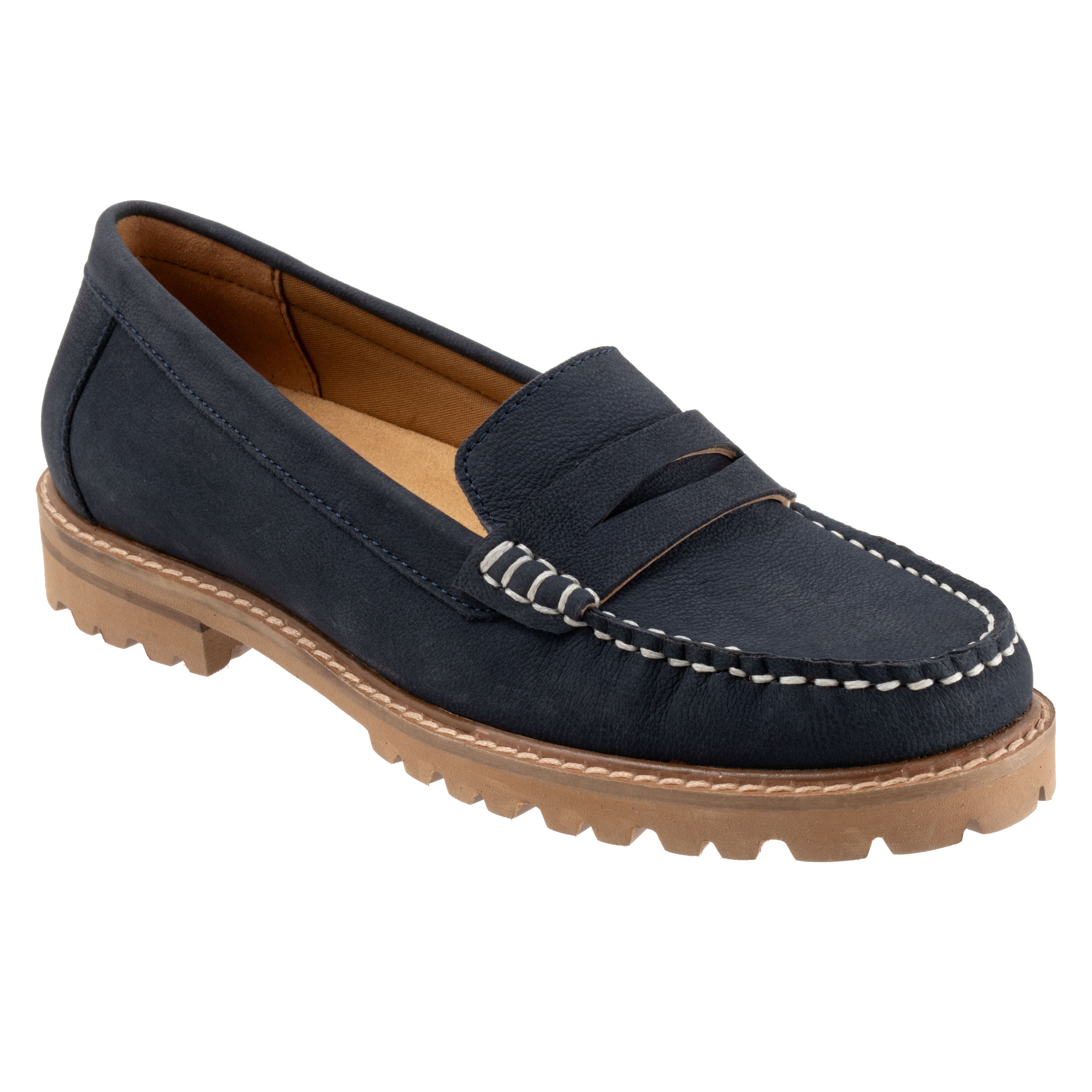 Francey Flat, NAVY NUBUCK, hi-res image number 0