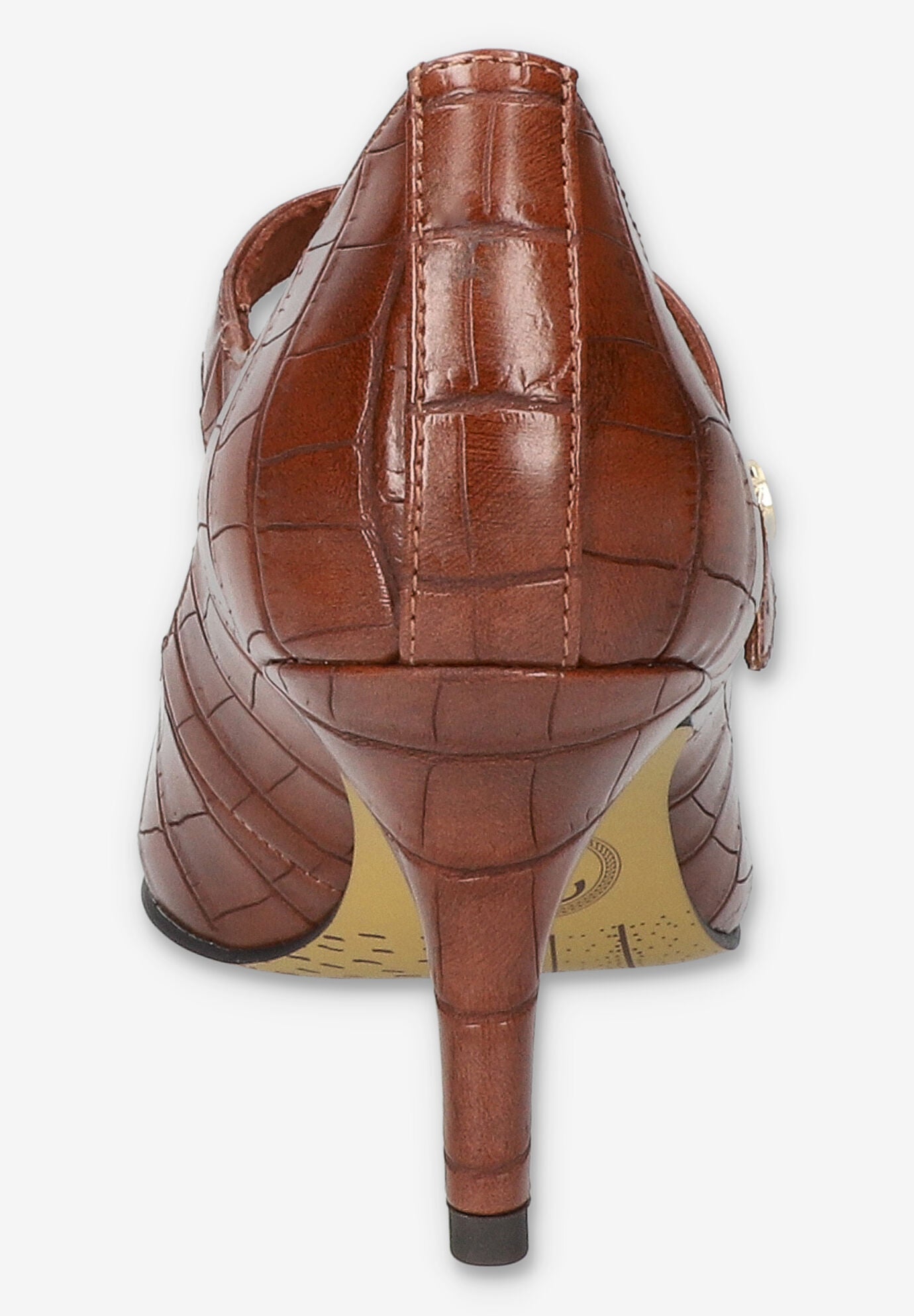 Lainey Mary Jane Pump, TAN CROCO, on-hover image number 1