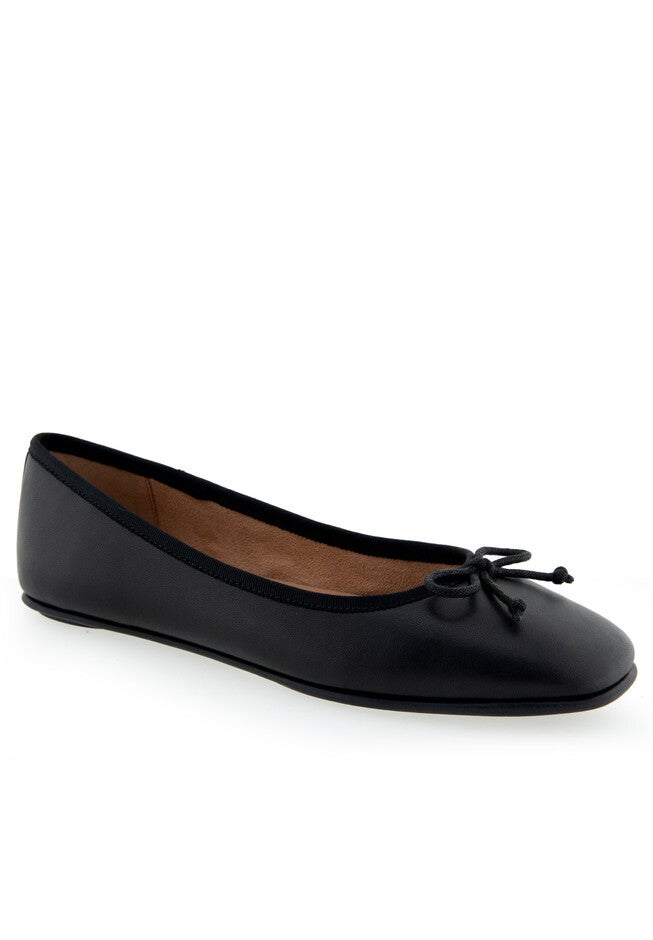 Catalina Dressy Flat, BLACK LEATHER, hi-res image number null