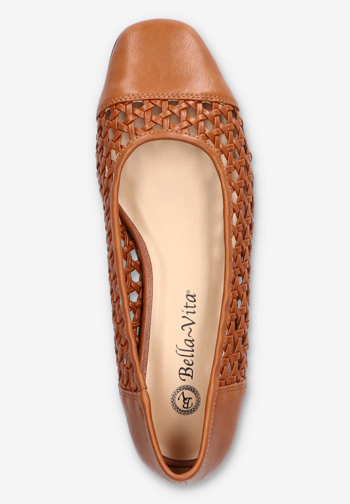 Beloved Square Toe Flat, TAN, alternate image number 6