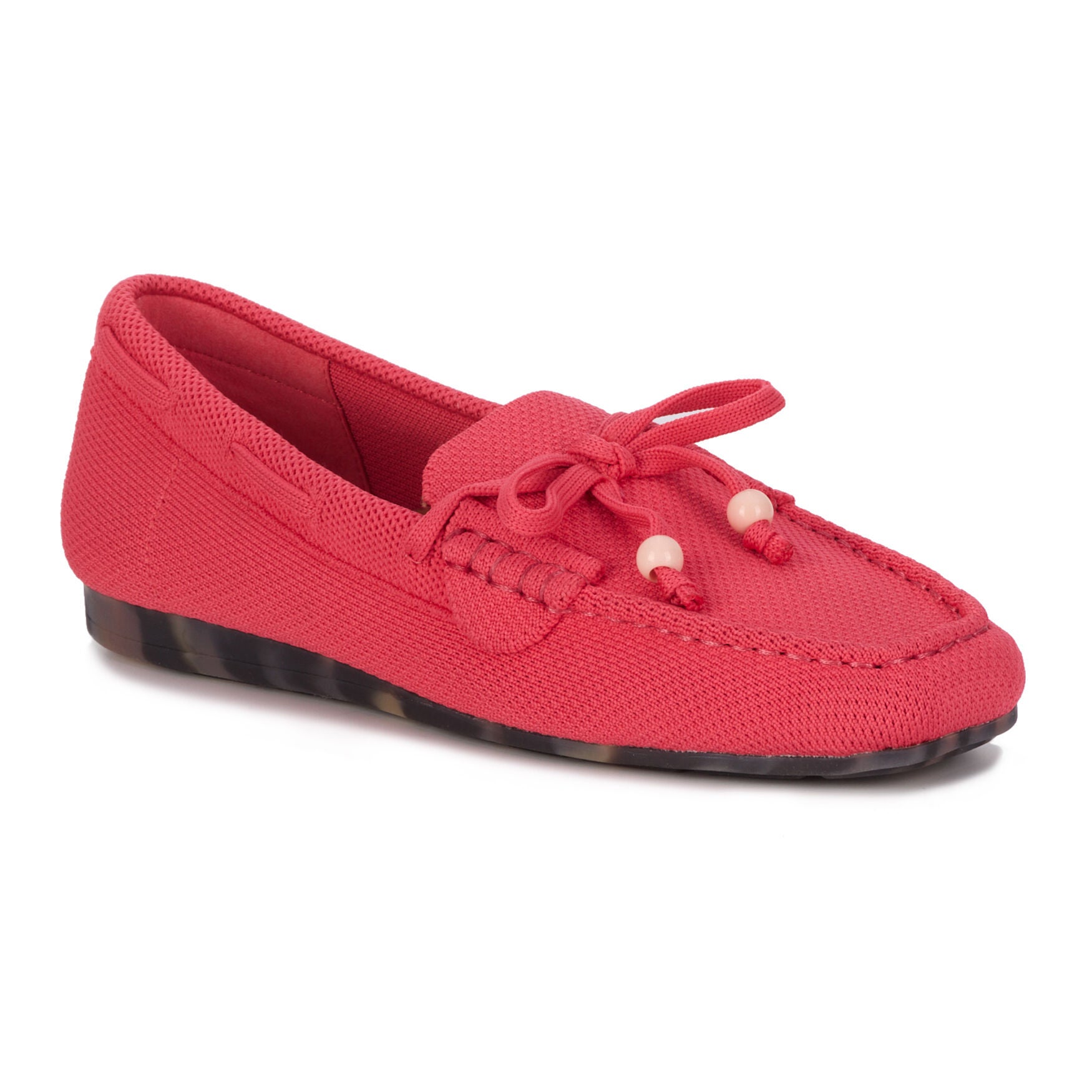 Neve Flat Knit Moccasin, PINK KNIT, alternate image number 7