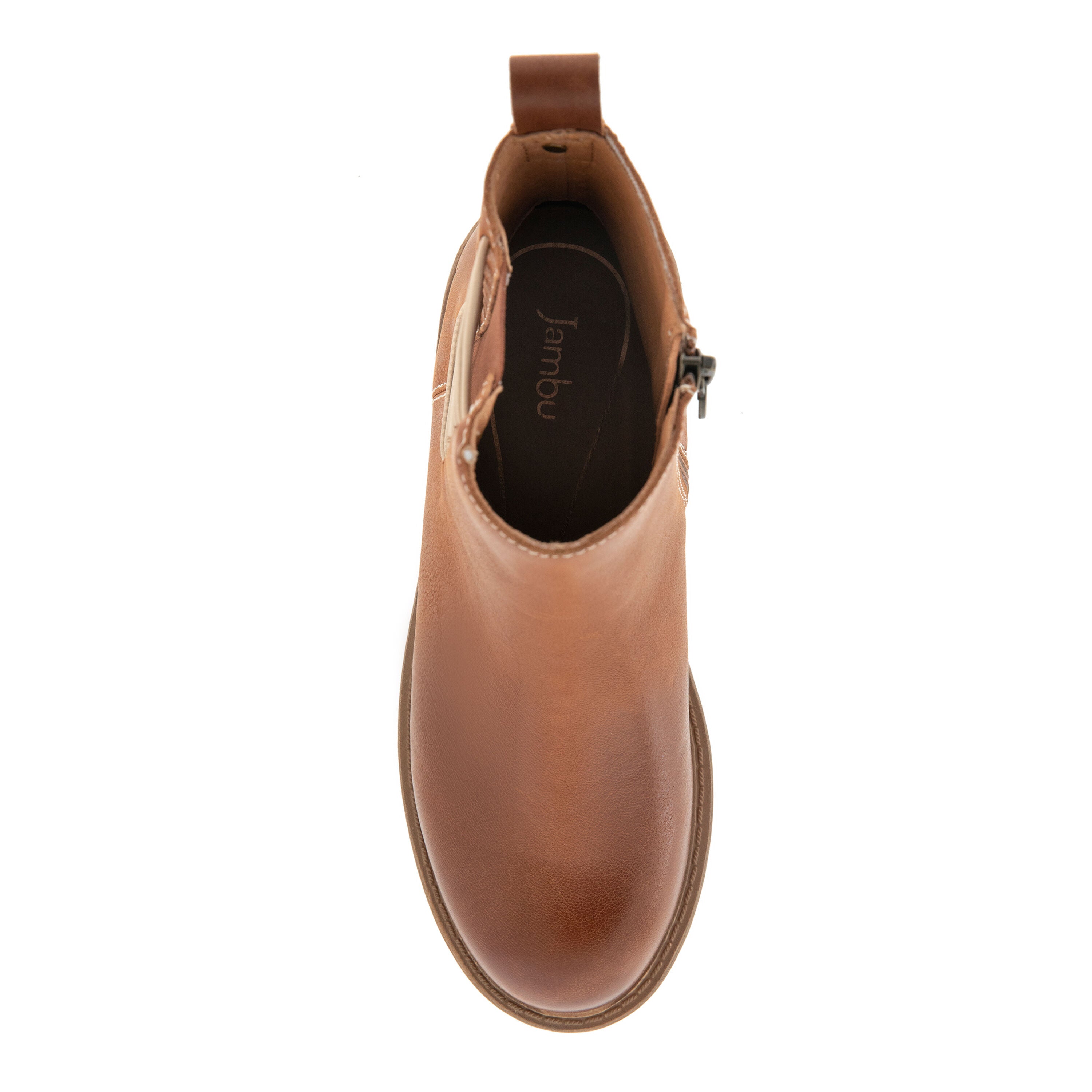 Iren Water Resistant Casual Boot, COGNAC, alternate image number 4