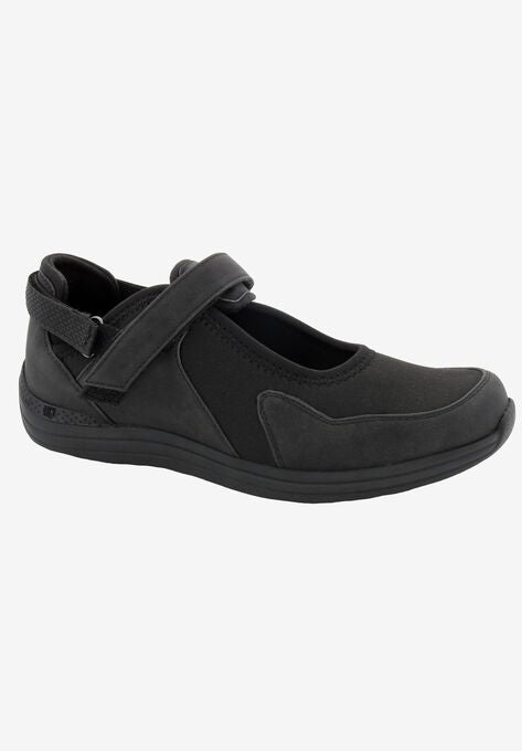 Buttercup Mary Jane Flat, BLACK BLACK STRETCH, hi-res image number null
