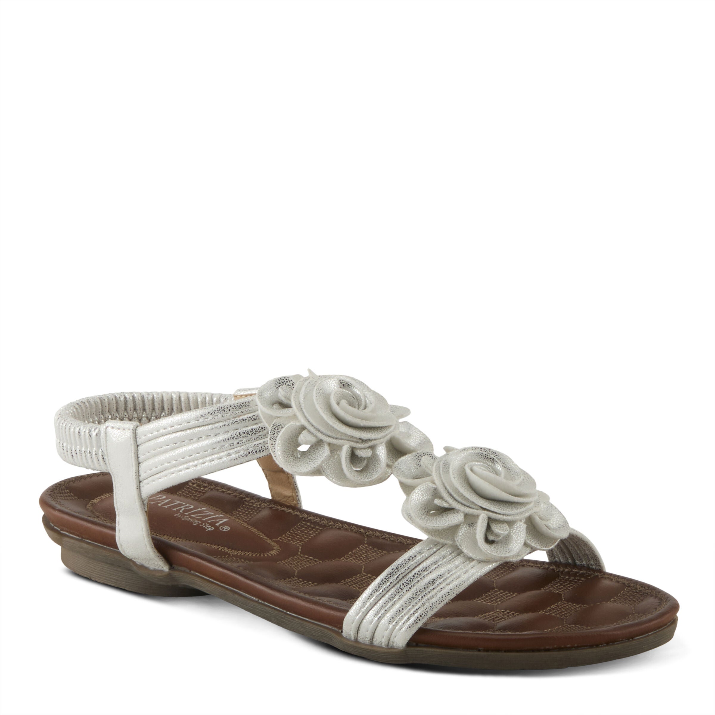 Nectarine T-Strap Thong Sandal, SILVER, alternate image number 7