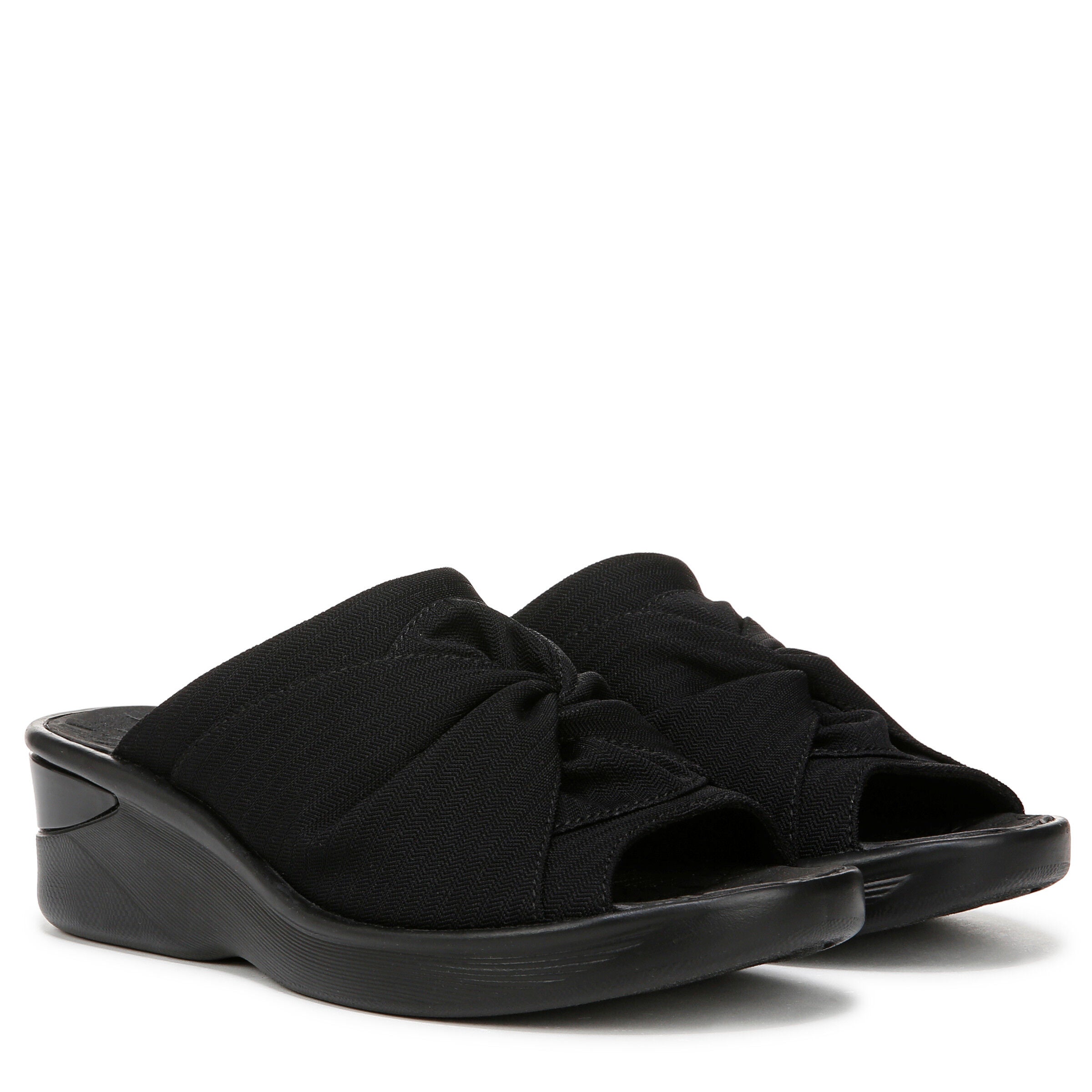 Smile 3 Sandal, BLACK STRETCH, alternate image number 2