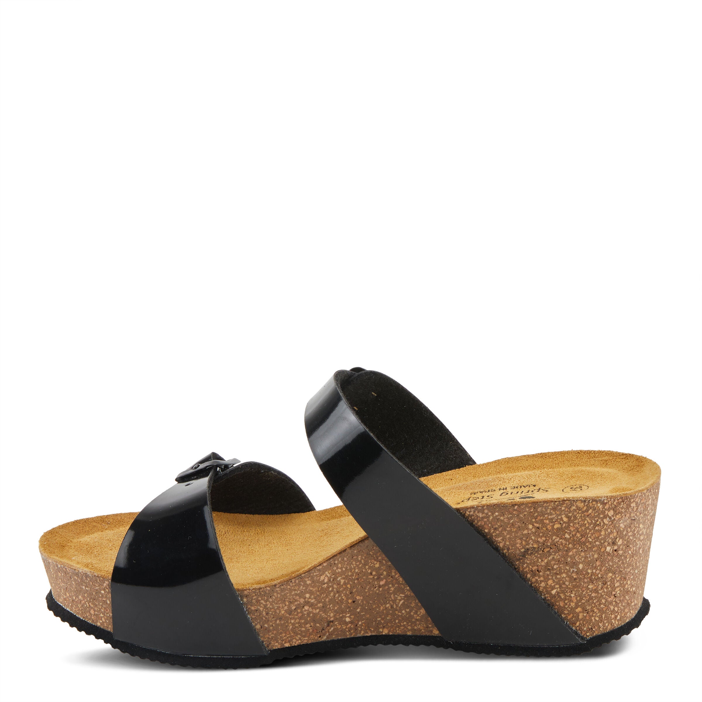 Bynum Sandal, BLACK PATENT, alternate image number 2