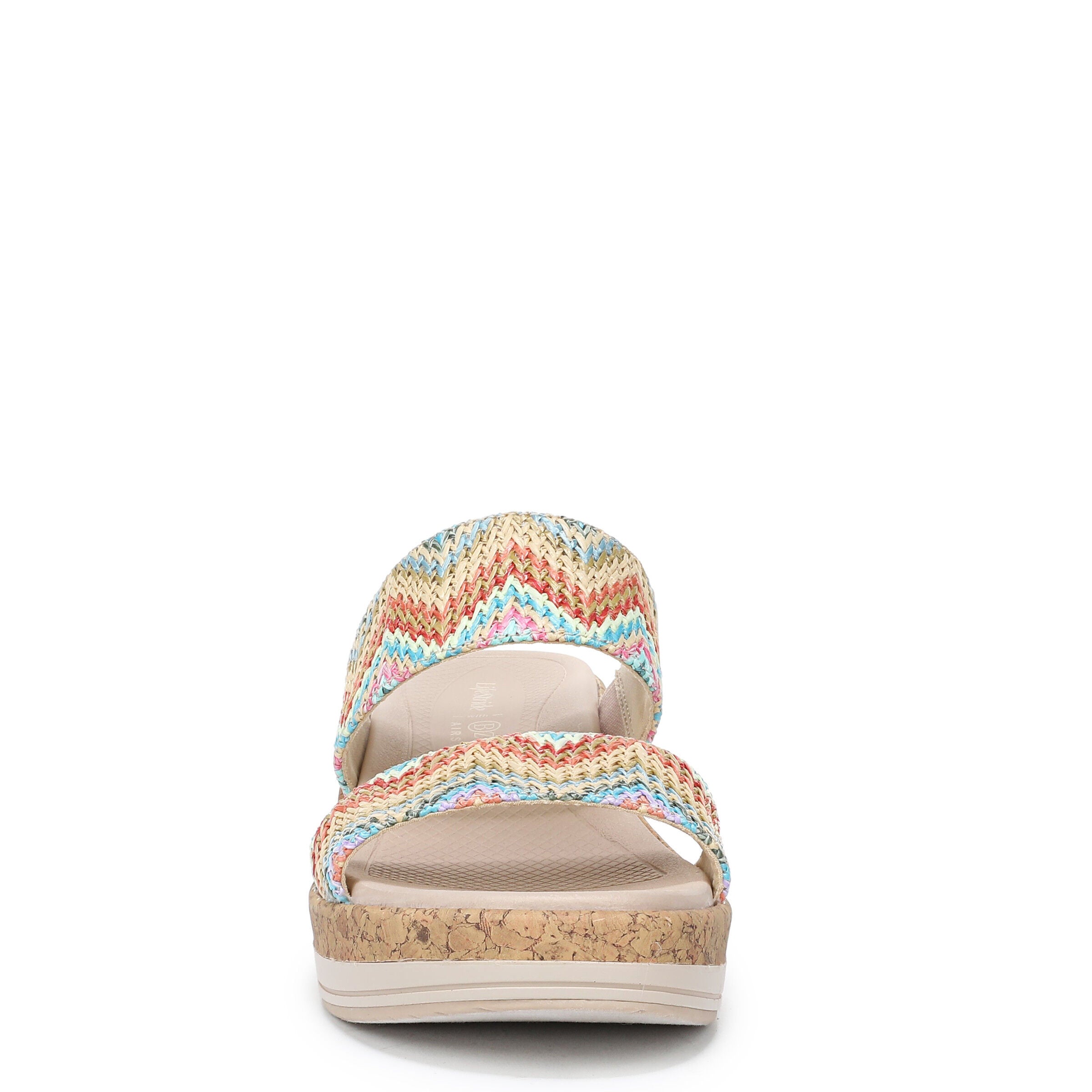 Resort Wedge Sandal, BLUE MULTI, alternate image number 4