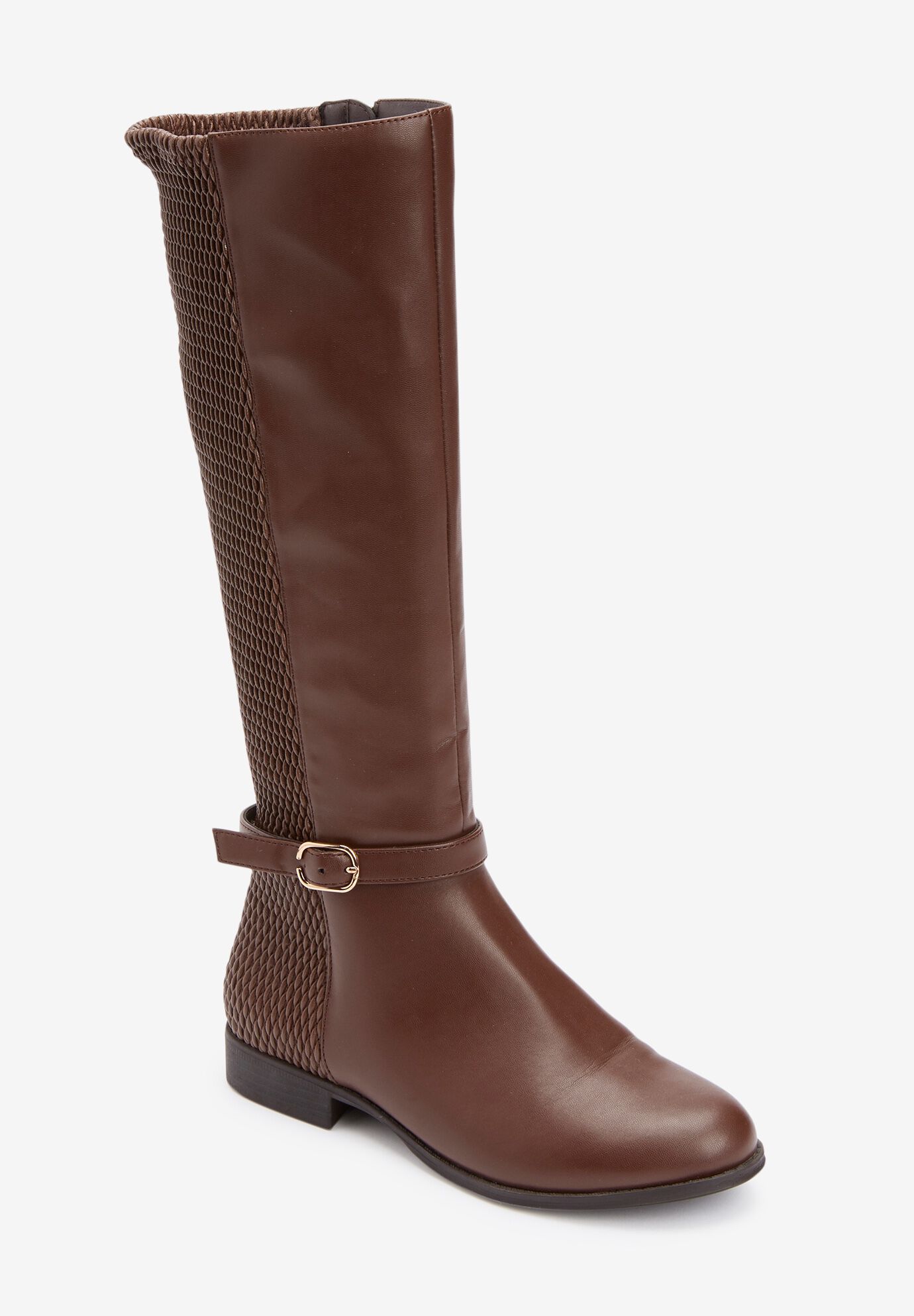 Tall Wide Calf Boots Milan Model Black Catherines