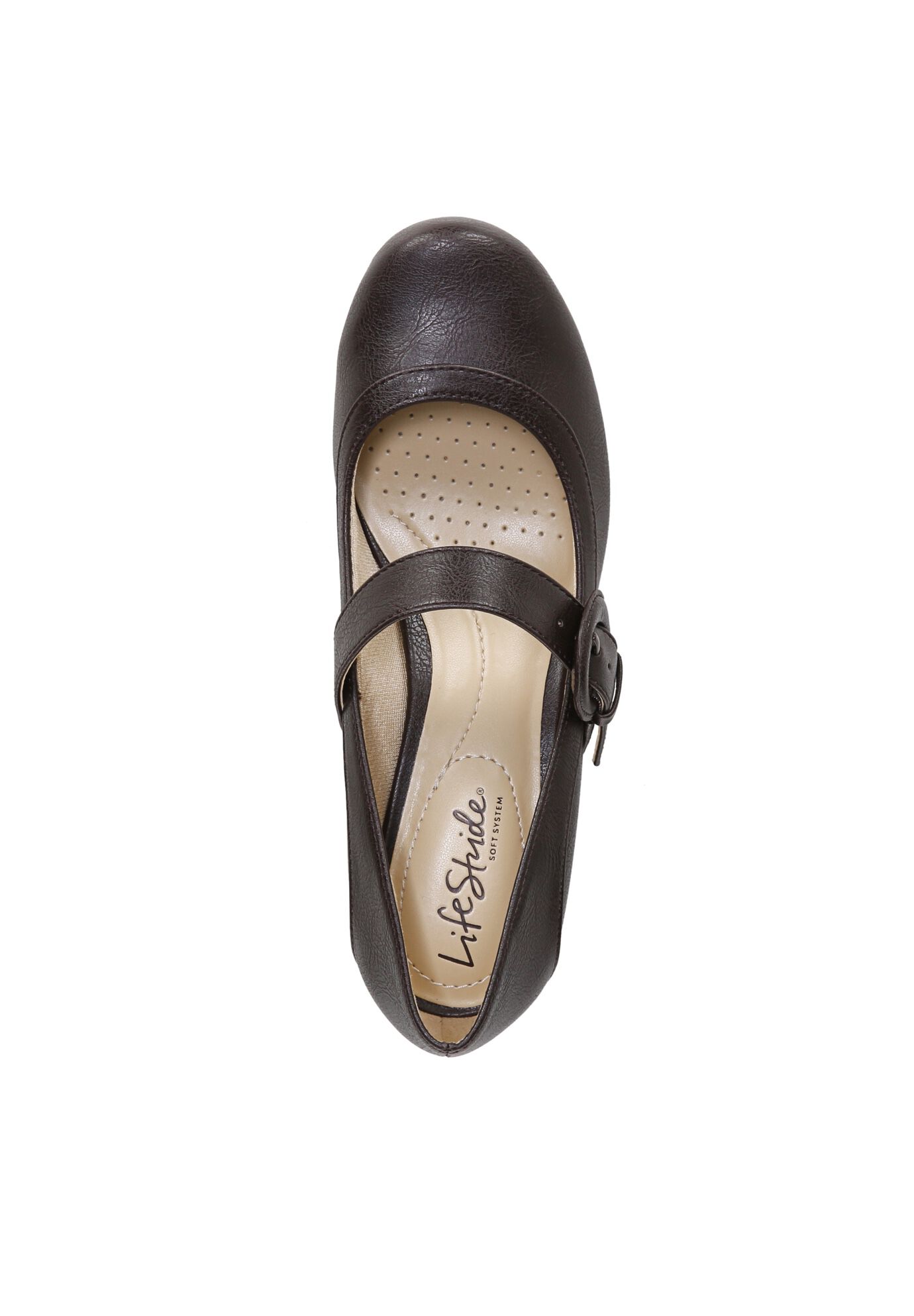 Mary Jane Rozz Dress Pumps Faux Leather Dark Brown Catherines