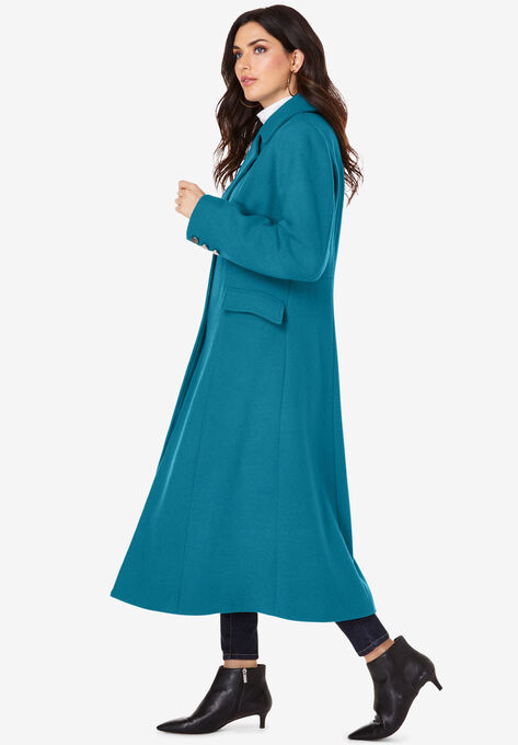 Long Wool-Blend Coat, , alternate image number null