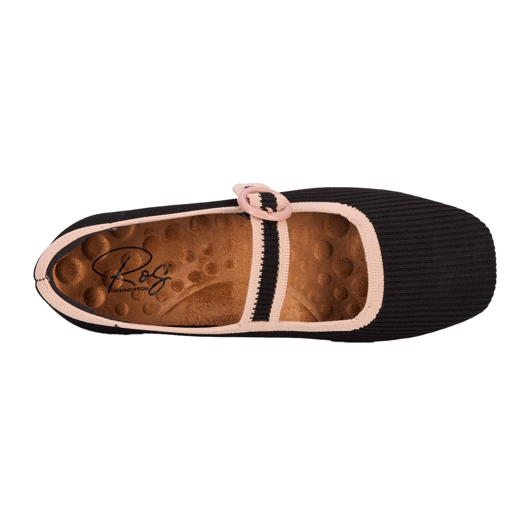 Naomi Mary Jane Stretch Flat, BLACK TAUPE KNIT, alternate image number 5