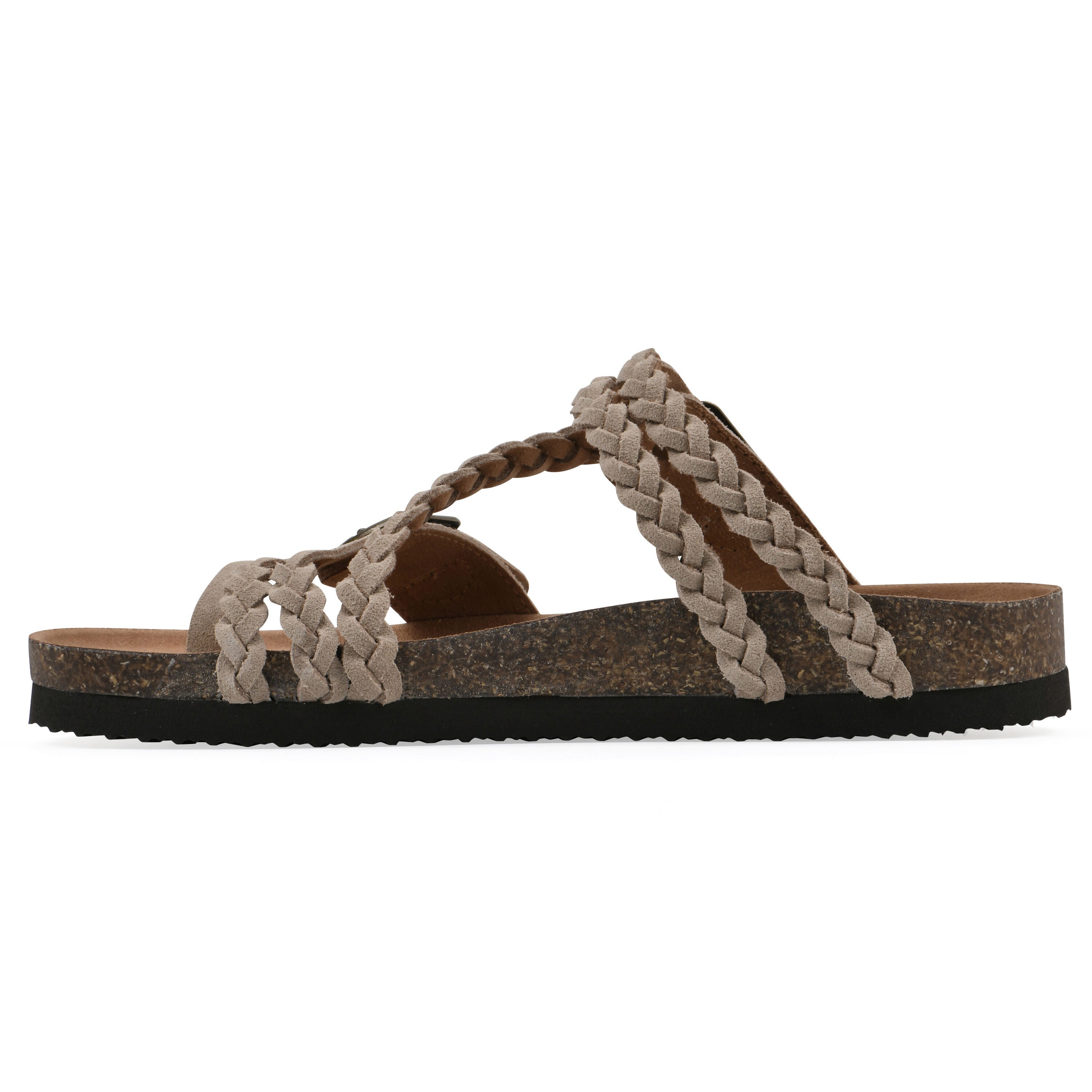 Haziest Footbeds Sandal, SANDAL WOOD SUEDE, alternate image number 3