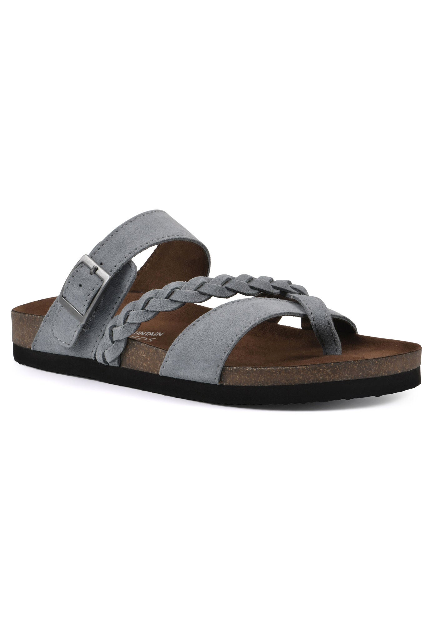 White Mountain Hazy Sandals, BLUE RASBERRY SUEDE, hi-res image number 0