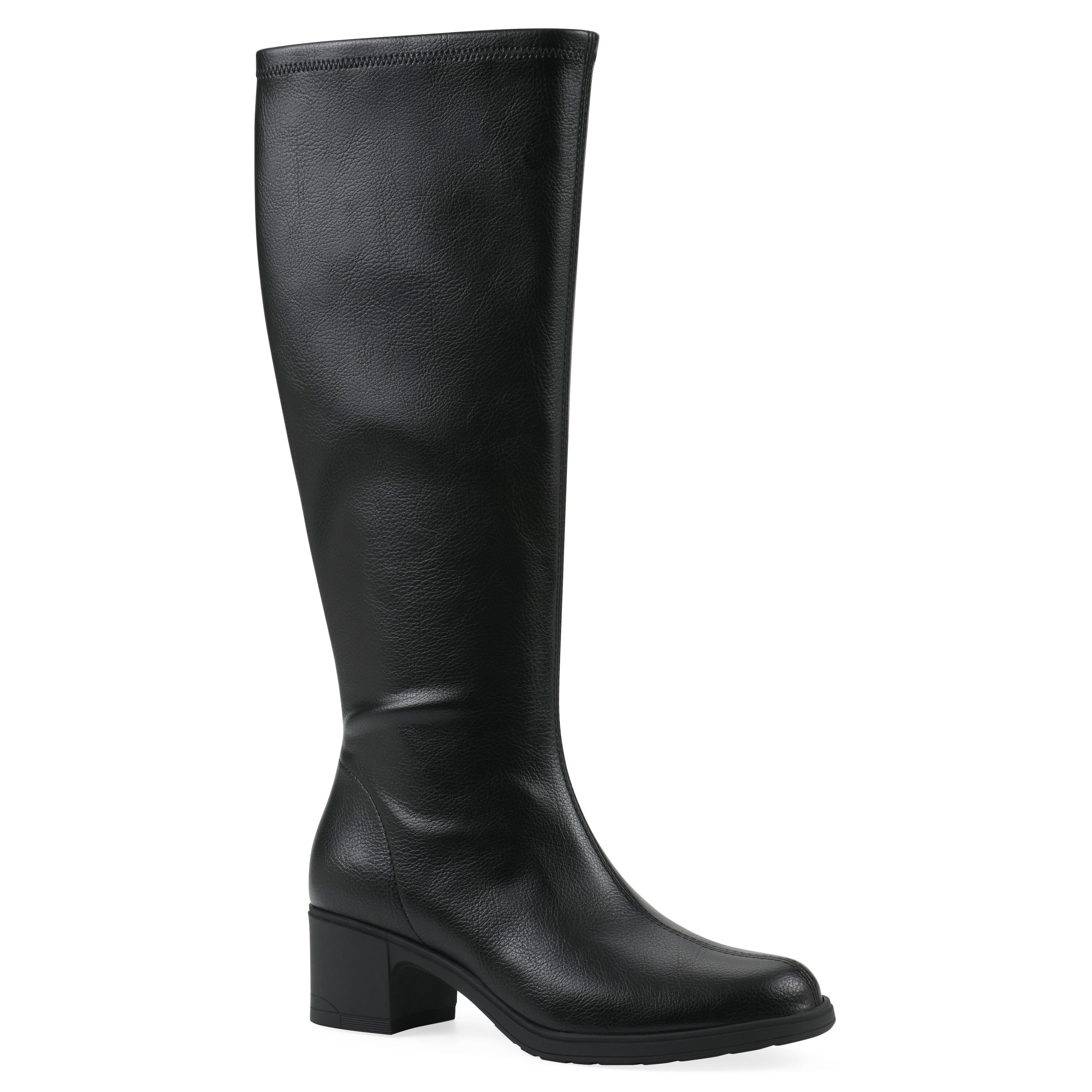 Humbert Tall Shaft Boot, BLACK SMOOTH, hi-res image number 0