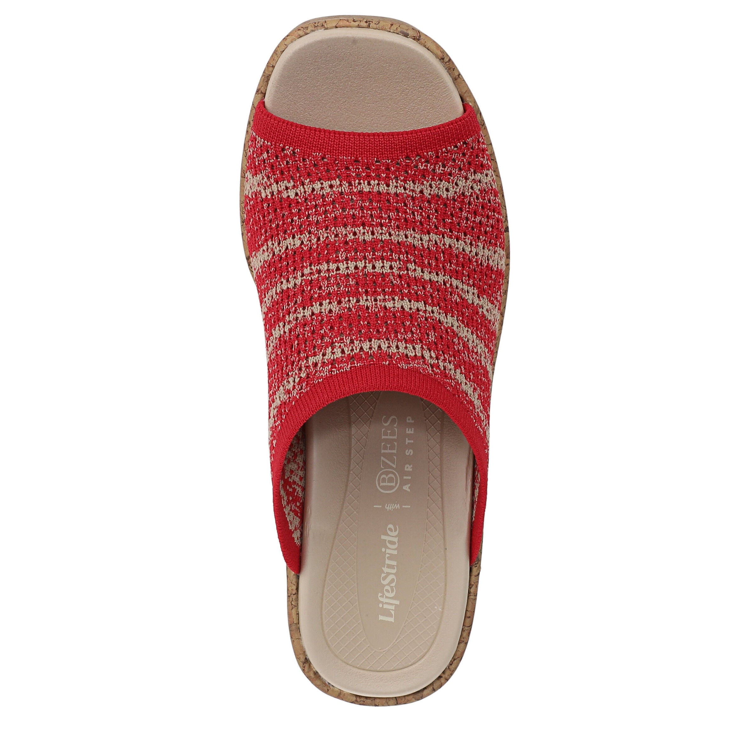 Very Ready Platform Sandal, FIRE RED, alternate image number 6