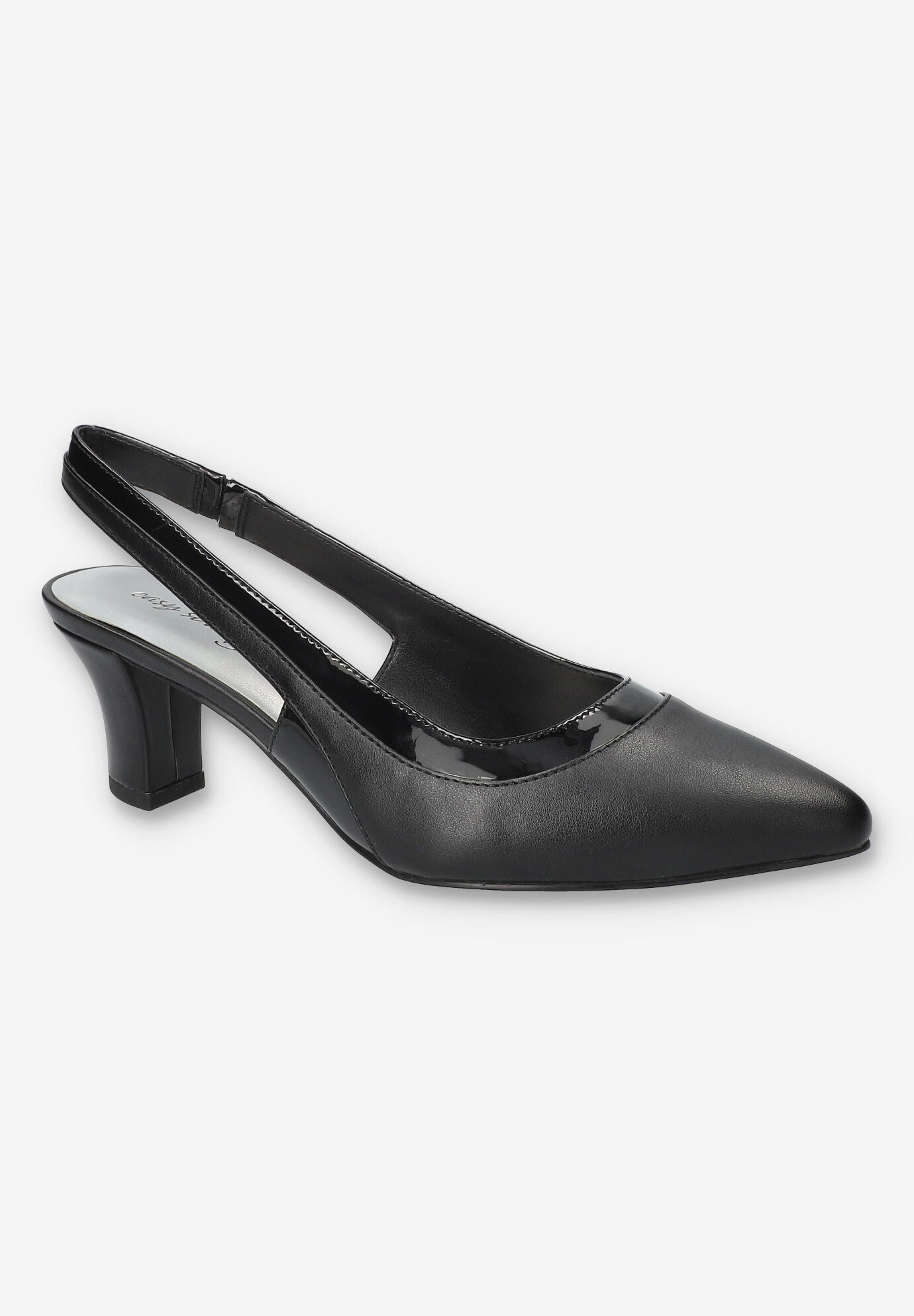 Dessa Slingback Pump, BLACK PATENT, hi-res image number 0