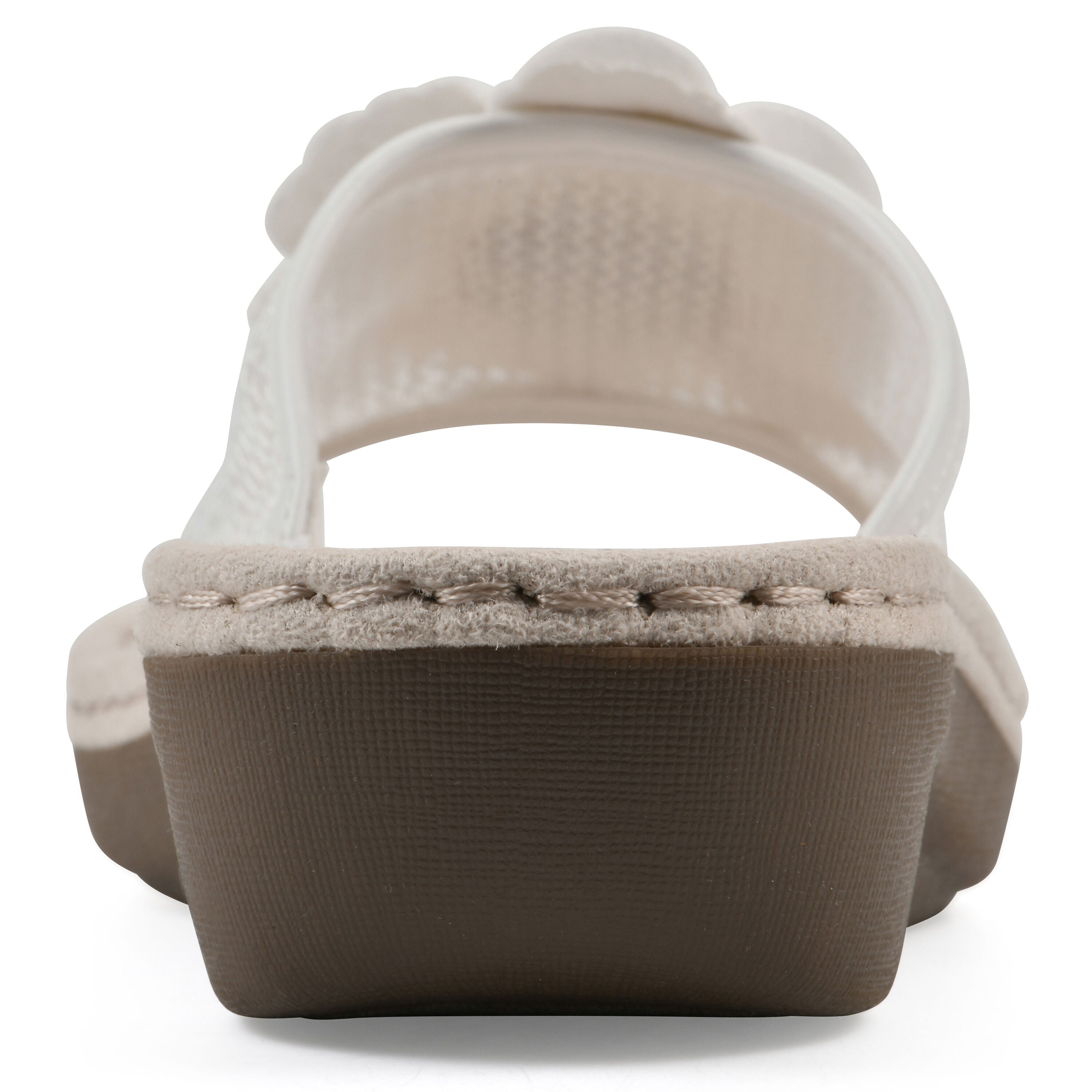 Chill Wedge Slide Sandal, WHITE FABRIC, on-hover image number 1