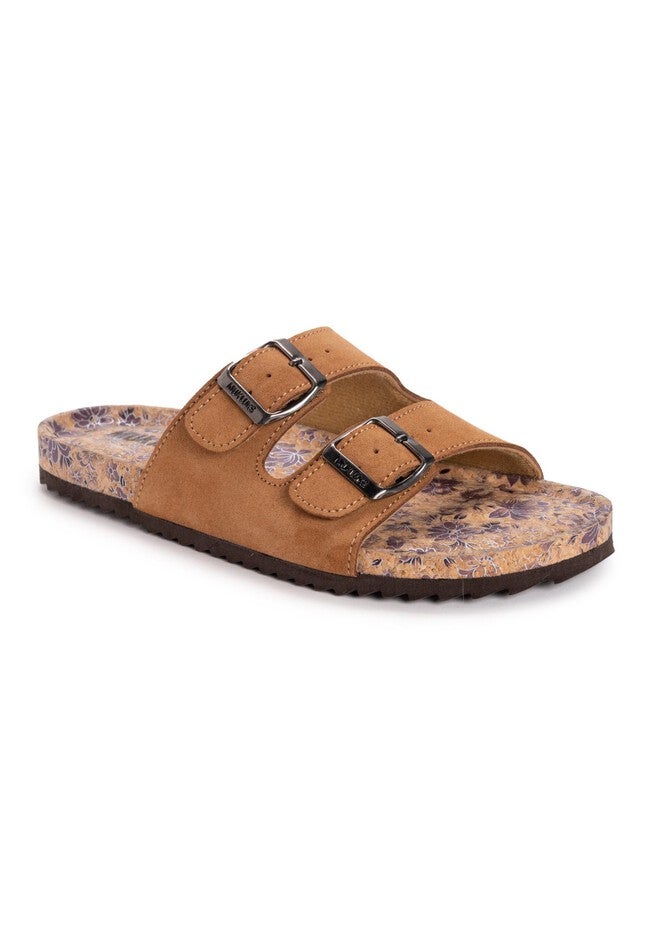 Women'S Tessa Tera Turf 2 Strap Slide Sandal, LIGHT BROWN, hi-res image number null