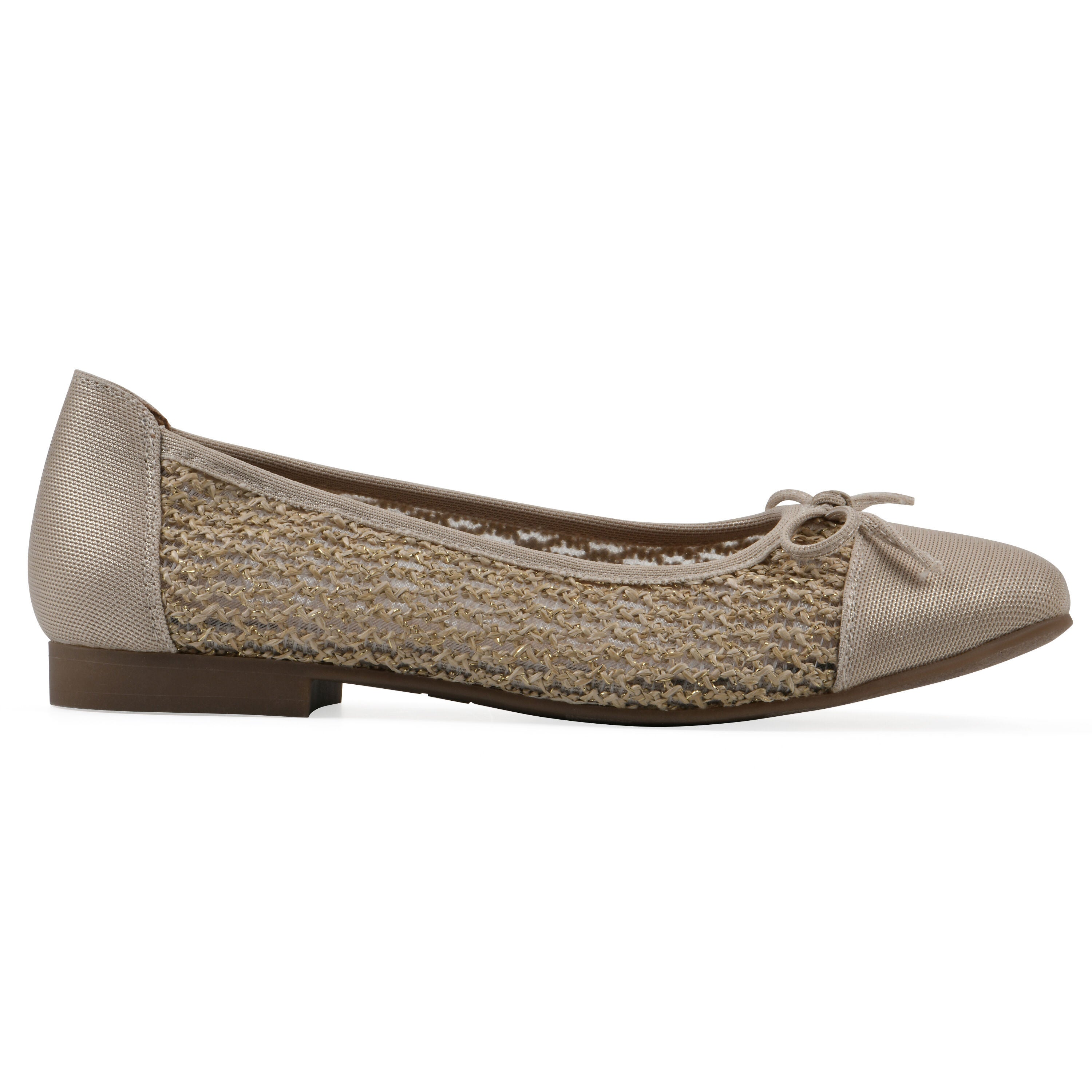 Boco Ballet Flat, NATURAL METALLIC, alternate image number 2