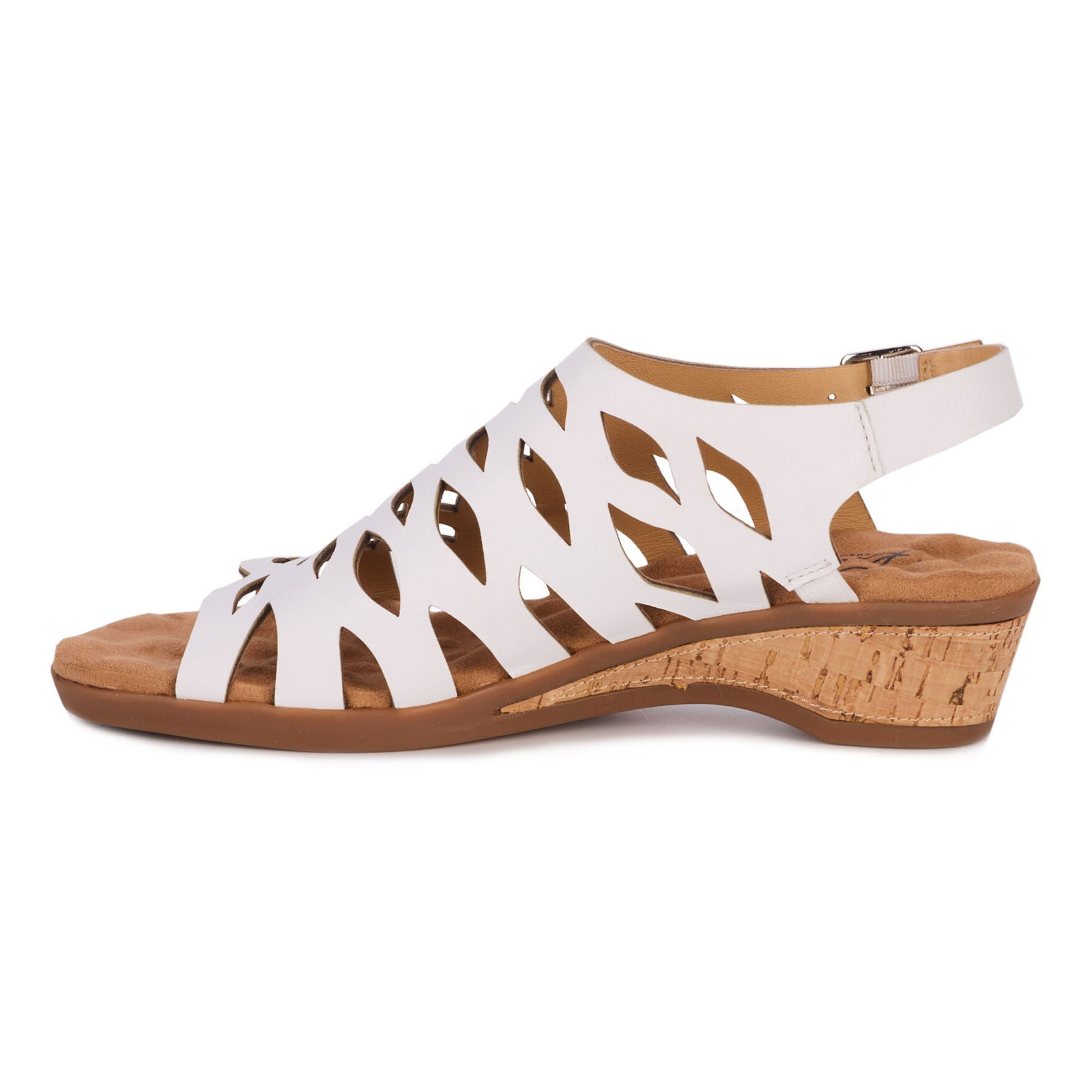 Katia Wedge, WHITE LEATHER, alternate image number 3
