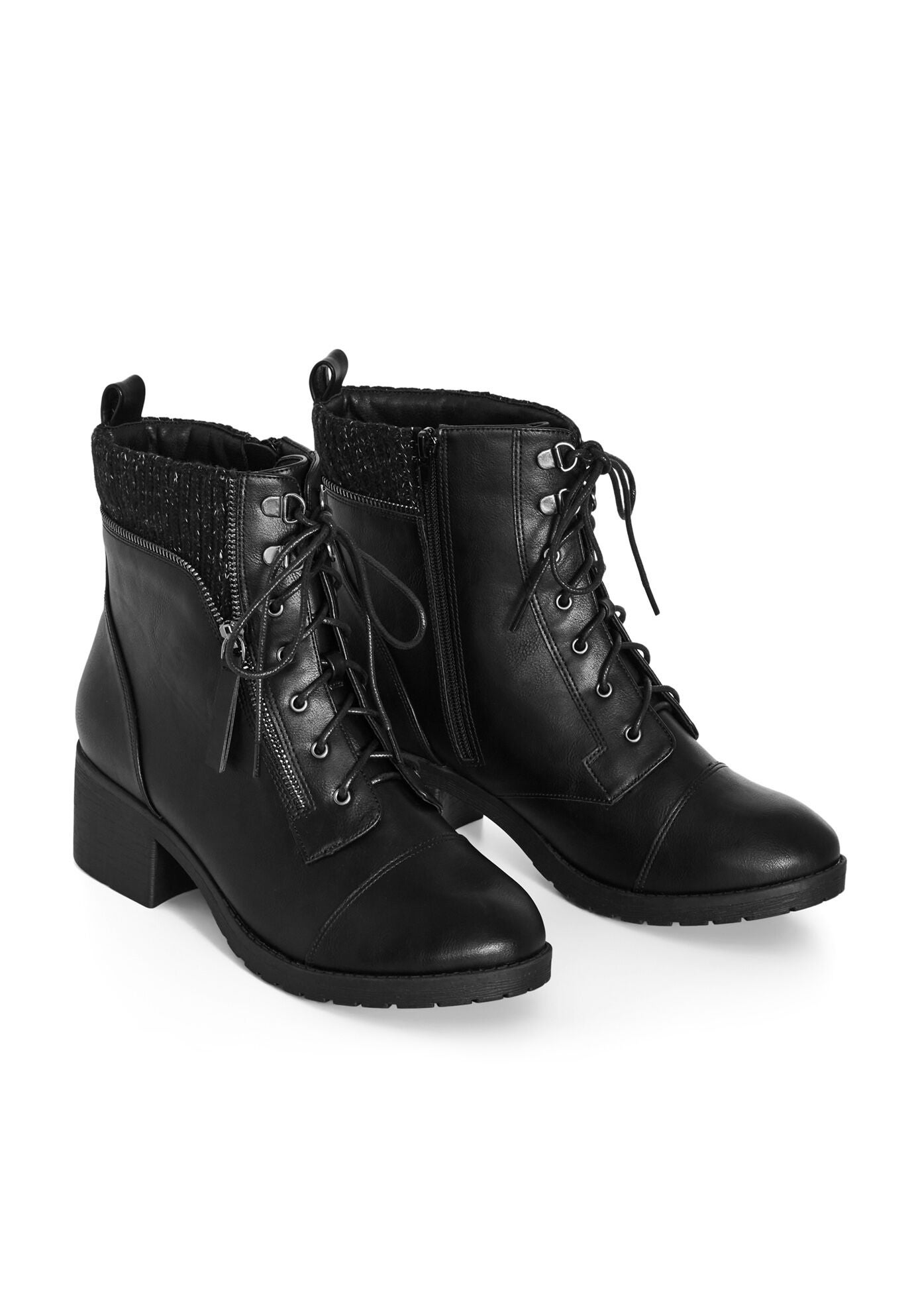 WIDE FIT Rita Ankle Boot, BLACK, alternate image number 5