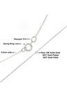 Solid White Gold Rope Chain Necklace Unisex 18", , on-hover image number null