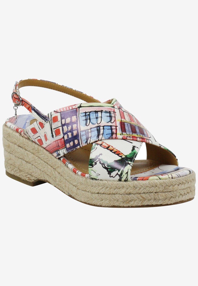 Lannah Sandals, WHITE SUNSET MULTI, hi-res image number null