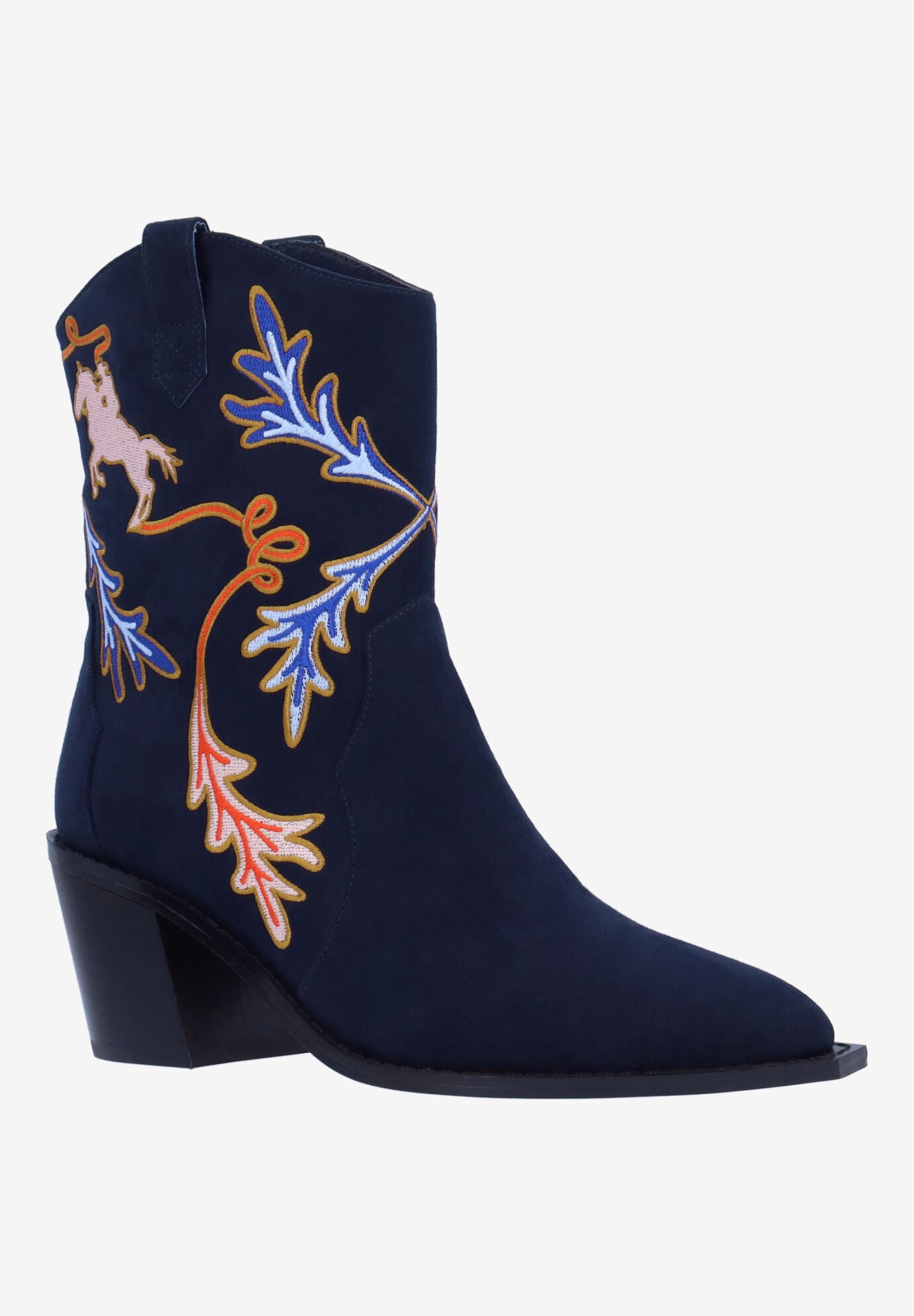 Skyla Cowboy Boot, NAVY RED, hi-res image number 0