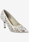Jameena Pump, WHITE PEARL PATENT, hi-res image number null