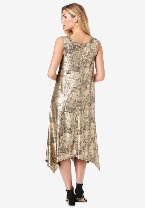 Metallic 2-Piece Jacket Dress, , on-hover image number null