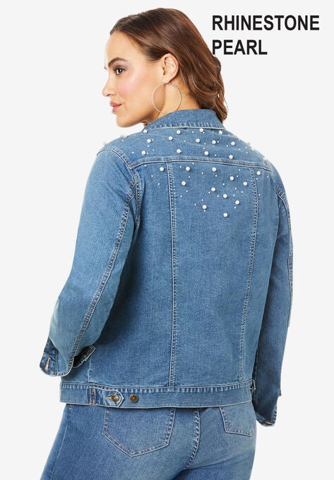 Statement Denim Jacket, , alternate image number null