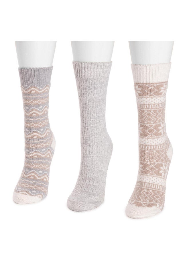 3 Pair Boot Slippers Socks, , alternate image number null