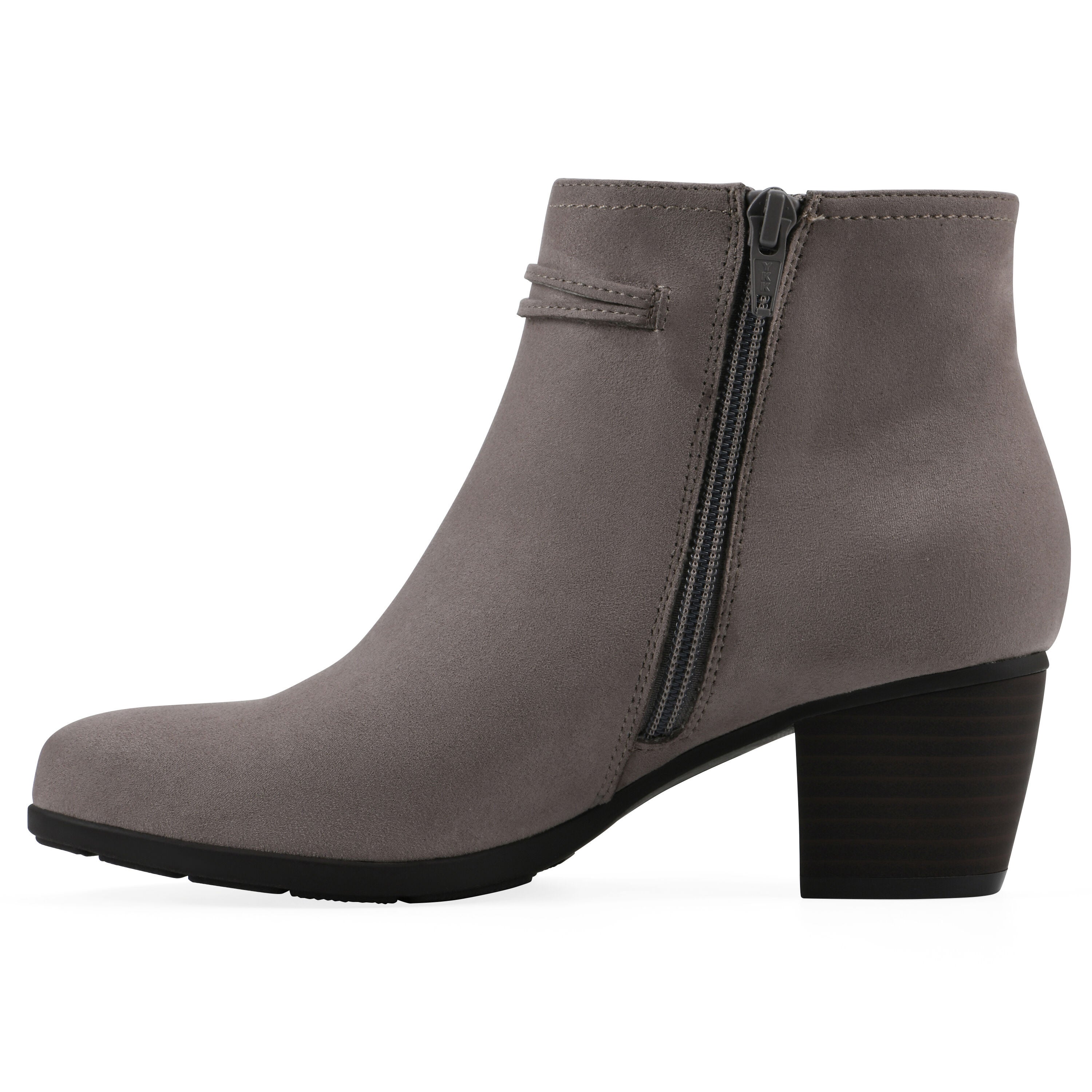 Angelo Bootie, TAUPE FABRIC, alternate image number 3