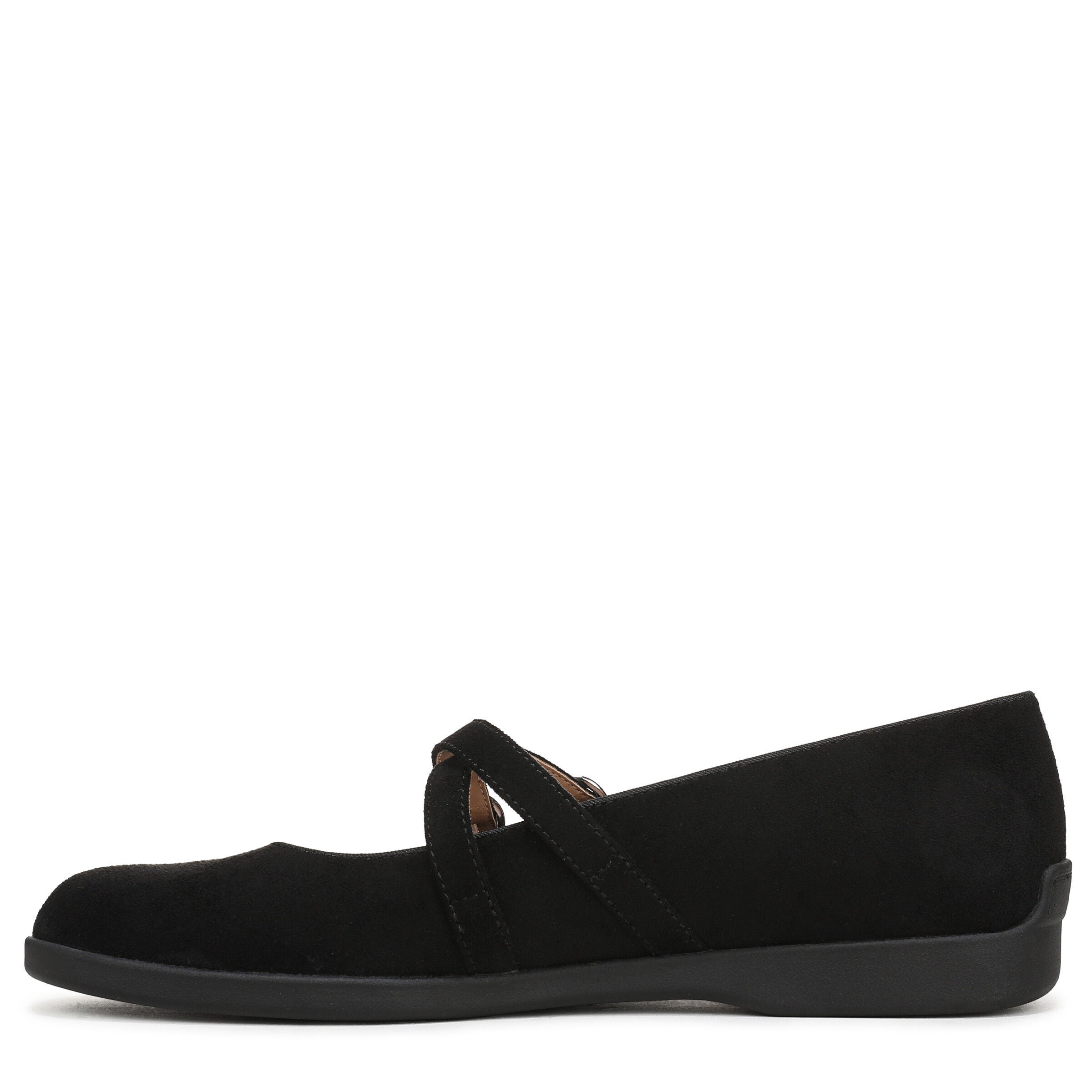 Marnie Mary Jane Flat, BLACK MICROSUEDE, alternate image number 5
