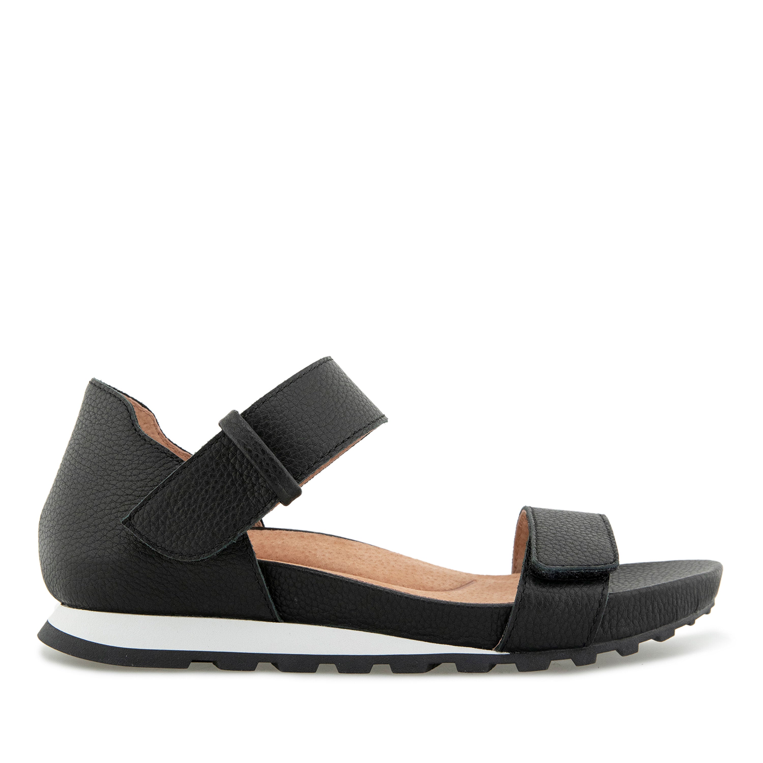 Linda Casual Wedge Sandal, BLACK, alternate image number 2