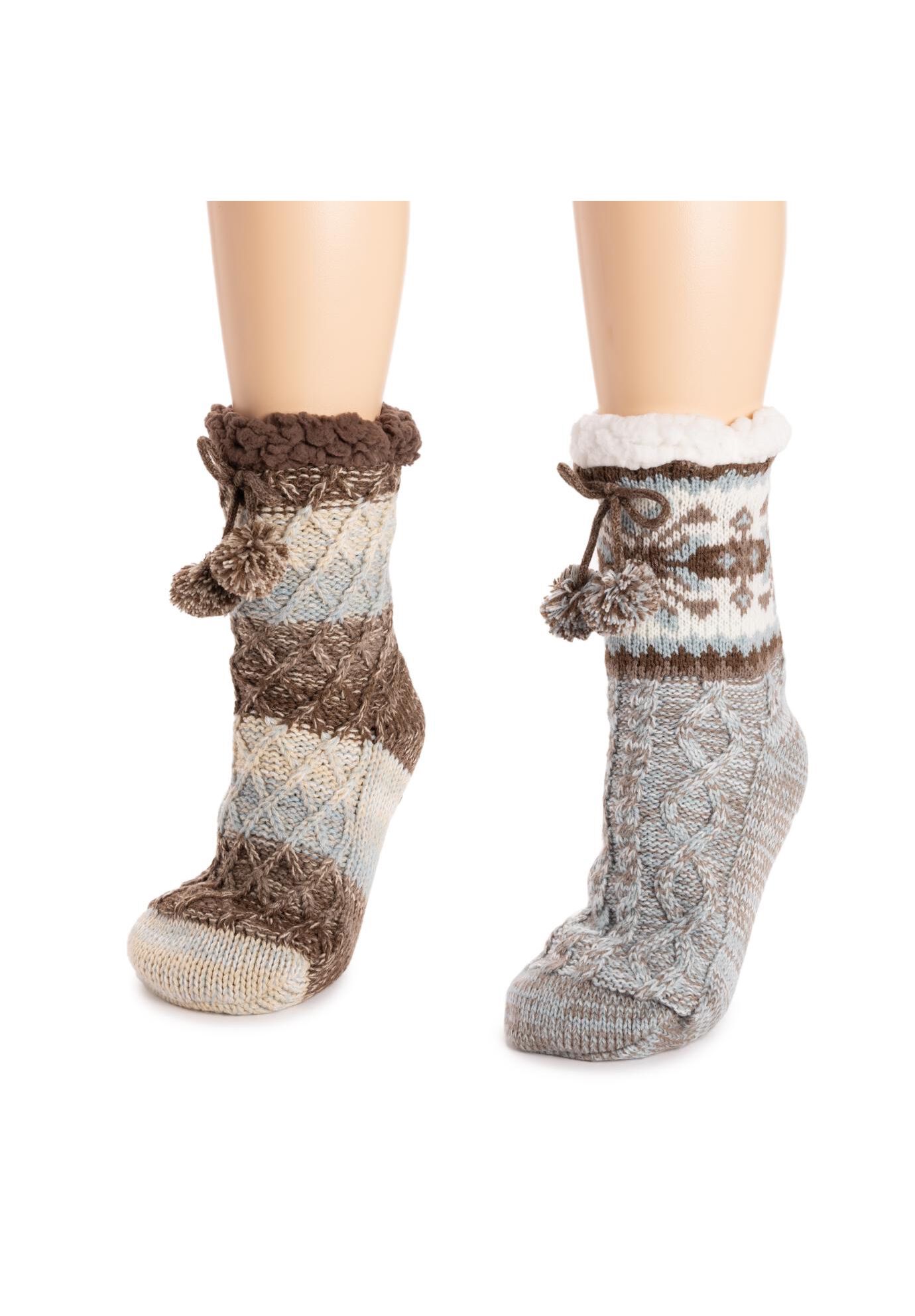 2 Pair Pack Tall Cabin Socks, , alternate image number 2