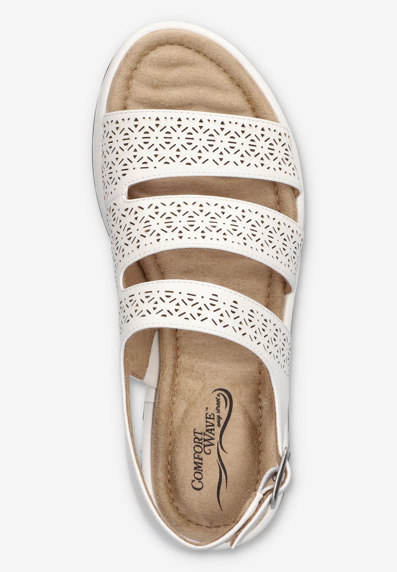 Link Comfort Slingback Sandal, WHITE, alternate image number 6