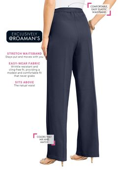 Plus Size Navy Blue Pants