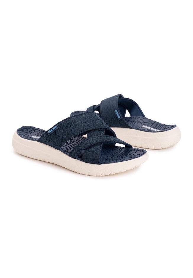 Women'S Sassy Cross-Over Slide Sandal, , alternate image number null