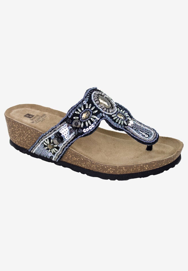 Bountiful Sandal , BLACK MULTI, hi-res image number null
