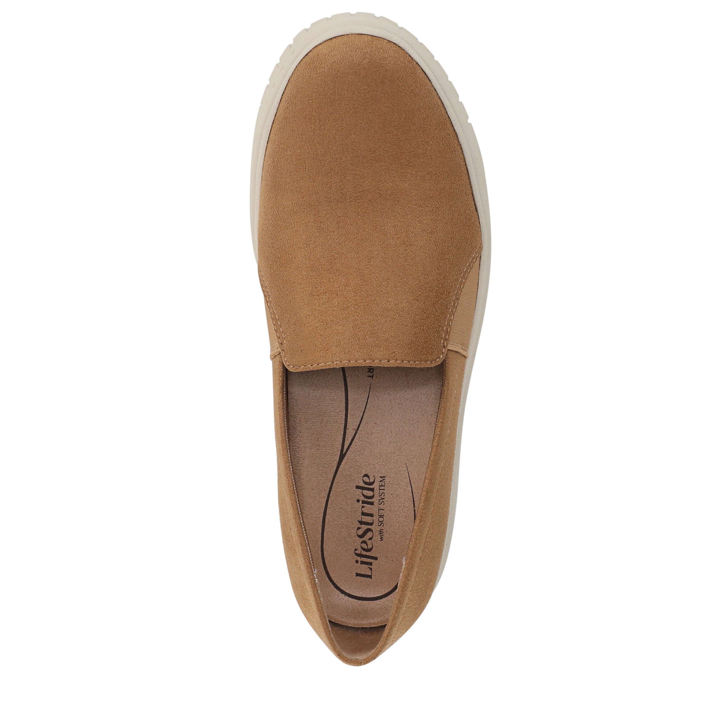 Grandeur Slip-On Flat, HONEY TAN SUEDE, alternate image number 6