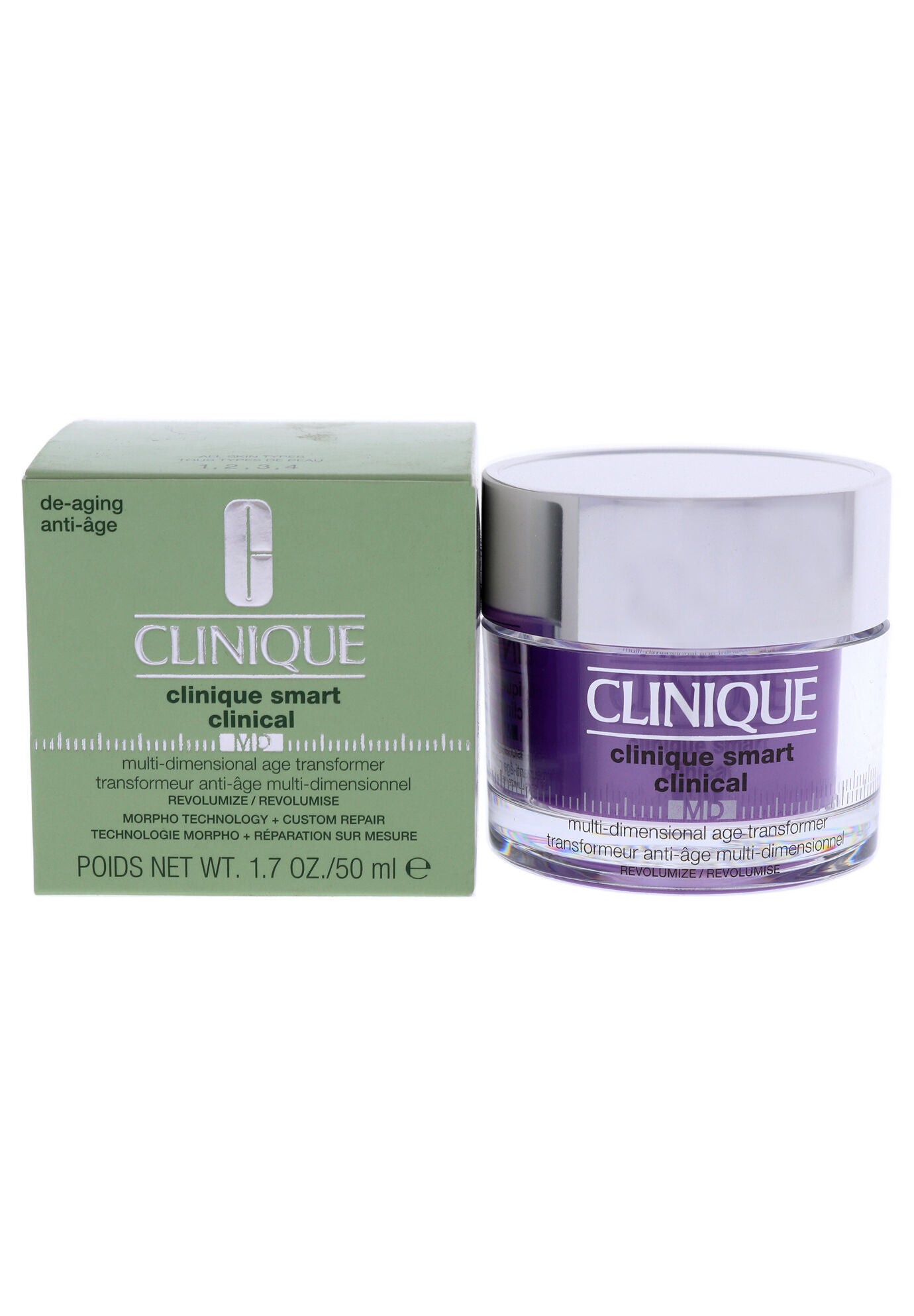 Clinique Smart Clinical Md Multi-Dimensional Age Transformer Revolumize -1.7 Oz Moisturizer, O, hi-res image number 0
