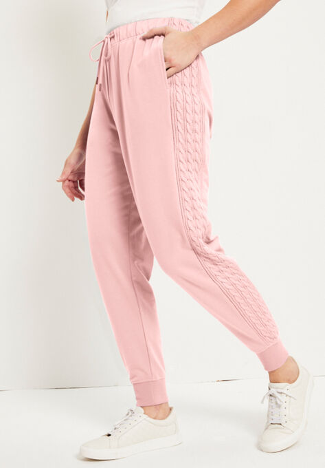 French Terry Joggers, SOFT BLUSH, hi-res image number null