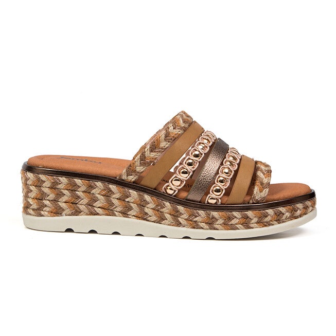 Dahlia Wedge, TAN, alternate image number 2