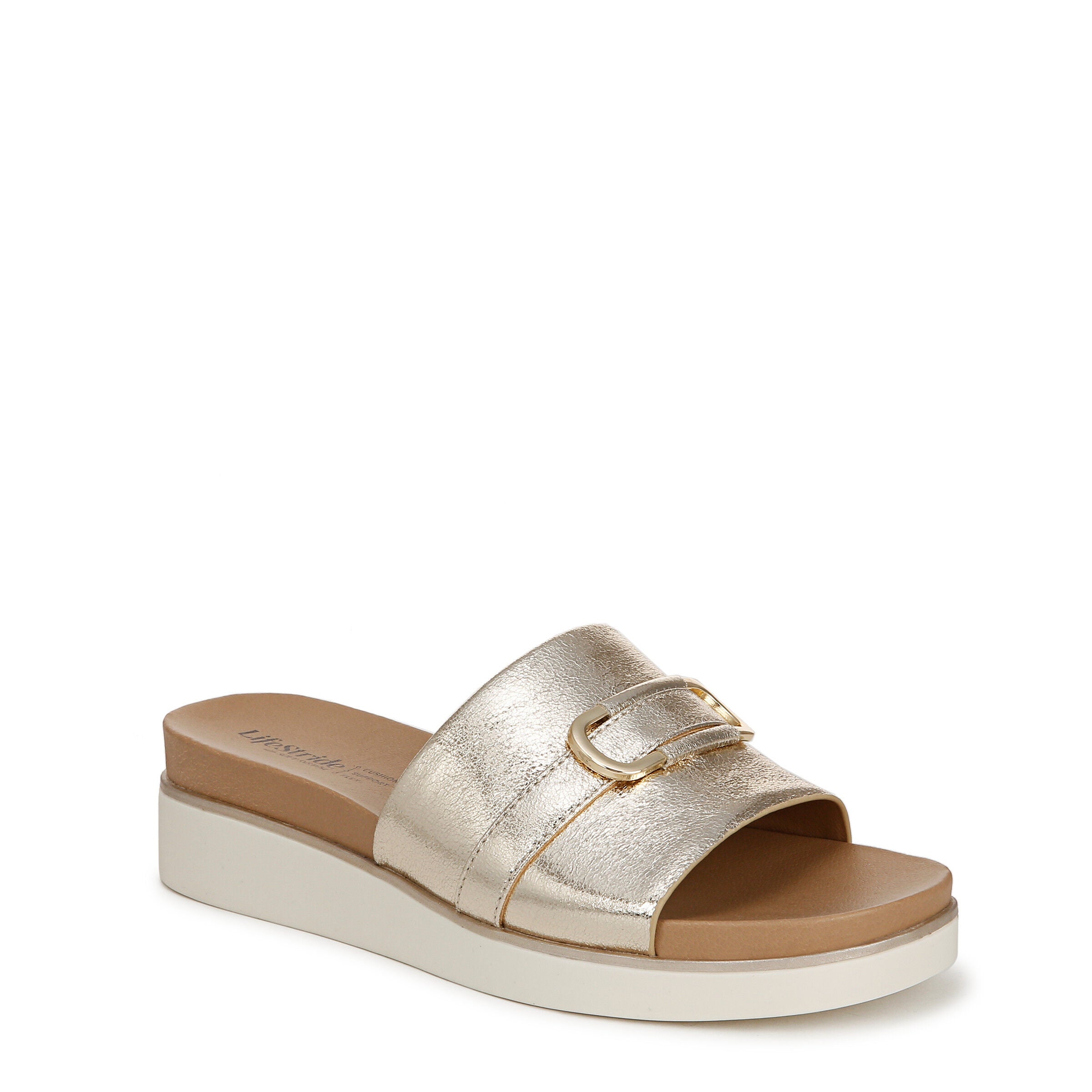 Genevieve Sandal, PLATINO GOLD, hi-res image number 0